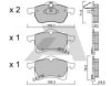AISIN BPOP-1013 Brake Pad Set, disc brake